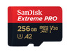 SanDisk Extreme Pro 256GB microSD SDXC SDXC UHS-I 200MB/s 140MB/s V30 U3 A2 4K UHD Shock temperature water & X-ray proof with SD Adaptor