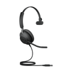 Jabra Evolve2 40 SE Wired USB-A MS Mono Headset, 360° Busy Light, Noise Isolationg Ear Cushions, 2Yr Warranty