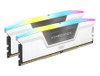 Corsair Vengeance RGB 32GB (2x16GB) DDR5 UDIMM 6200MHz C36 1.3V Desktop Gaming Memory White