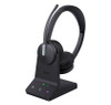 Yealink WH64 Dual UC DECT Wireless Headset, DECT & Bluetooth Hybrid Wireless Technology,3-Mic Noise Cancellation,UC Certified, Charging Stands