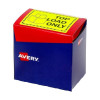 Avery Top Load Only Labels, 75 x 99.6 mm, Fluoro Yellow, 750 Labels (932617)