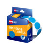 Avery Light Circle Blue Dispenser Labels, 24 mm diameter, 500 Labels (937276)