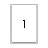 Avery General Use Labels, 199.6 x 289.1 mm, 100 Labels (938203 / L7167GU)