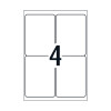 Avery General Use Labels, 99.1 x 139 mm, 400 Labels (938206 / L7169GU)