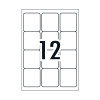 Avery General Use Labels, 63.5 x 72 mm, 1200 Labels (938208 / L7164GU)