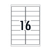 Avery Address Labels with Quick Peel for Laser Printers, 99.1 x 34 mm, 1600 Labels (959003 / L7162)