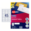 Avery Address Labels with Quick Peel for Laser Printers, 58 x 17.8 mm, 4500 Labels (959061 / L7156)
