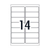 Avery White Heavy Duty Labels for Laser Printers, 99.1 x 38.1 mm, 350 Labels (959063 / L7063)