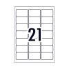Avery White Heavy Duty Labels for Laser Printers, 63.5 x 38.1 mm, 525 Labels (959064 / L7060)