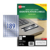 Avery Silver Heavy Duty Labels for Laser Printers, 25.4 x 10 mm, 3780 Labels (959200 / L6008)