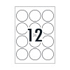 Avery Glossy Round Labels, 60 mm diameter, 120 Labels (980001 / L7105)