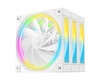 DeepCool FL12R White 120mm (3-Pack)  Unique Addressable RGB  High Performance Fans,  Low Noise, 4-pin PWM, Fluid Dynamic Bearing