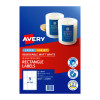 Avery Label Matt Rectangle L7108REV 62 x 89 9 Up Pack 10