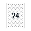 Avery Glossy Round Labels, 40 mm diameter, 240 Labels (980052 / L7147)