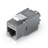 Ubiquiti Cat6A Toolless Keystone Jack, 12-Pack, For Terminating Cat6A Ethernet Jack Without The Use Of Punch-down/ Crimping Tool, 2Yr Warr