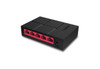 Mercusys MS105G 5-Port Gigabit Desktop Switch, 5x Gigabit Ports, Compact Design, Plug N Play, Green Ethernet Technology