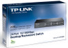 TP-Link TL-SF1024D 24-Port 10/100Mbps Rackmount Unmanaged Switch energy-efficient Supports MAC 13-inch Desktop steel case 4.8 Gbps Switching Cap