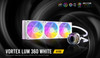 Antec Vortex Lum 360 White ARGB The Epoch-Making All in One ARGB CPU Liquid Cooler