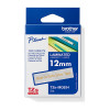 Brother 12mm Gold on Satin Silver Labelling Tape - 8 meters