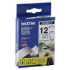 Brother TZeFX231 Flexible Tape Black on White - 12mm x 8 meters