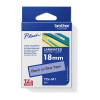 Brother 18mm Black on Blue Labelling Tape - 8 meters