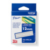 Brother 12mm White on Light Grey Labelling Tape - 4 meters