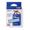 Brother 24mm Gold on Light Blue Ribbon Tape - 4 meters