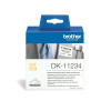 Brother DK11234 Visitor Name Badge Label - 60mm x 86mm - 260 per roll