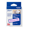 Brother 12mm Fabric Tape - Blue on Pink