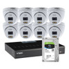 LX SERIES KIT 8 X NC319XB 8MP IP CAM  NR316XD 16 x PoE NVR 4K  4TB HDD