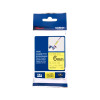 Brother 6mm Black on Yellow Flexible Tape - 8 metres