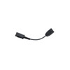 Poly 4 PIN QD HEADSET TO 6 PIN QD AUDIO PROCESSOR CABLE 0.1 3M