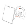 POLY TC10 WHITE WALL MOUNT
