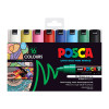 Posca PC-7M Bold Bullet Tip  Assorted Pack 16