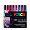 Posca PC-5M Medium Bullet Aurora Pack 8
