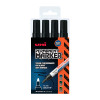 Uni 520 Permanent Bullet Industrial Black Pk4