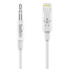 Belkin 3.5 mm Audio Cable With Lightning Connector (0.9M) - White (AV10172bt03-WHT), High Resolution Audio, MFI-Certified, Apple, 2 Years Warranty