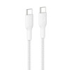 Belkin BoostCharge Pro Braided USB-C to USB-C Cable (2M) -White (CAB025fq2MWH), 5A/240W, 480Mbps, 350K+ Bend, USB-IF Certified, 2 Years Warranty
