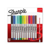 Sharpie Permanent Marker Ultra Fine Ast Pack of 12