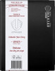 Diary Upward Deluxe Day to a Page DTP WireO Monthly Tabs Black PU Cover 7242 Y2026