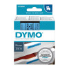 Dymo D1 LABEL 19mm x 7m - BLACK ON BLUE