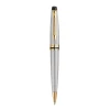 Waterman Expert Brushed Stainless Steel GT Ballpoint Pen