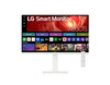LG 27' 4K UHD IPS Smart Monitor with webOS, USB-C (65W PD), AirPlay 2, Bluetooth, DCI-P3 90%, Magic Remote support, and full ergonomic stand
