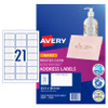Avery Inkjet J8560 21UP Pack of 10 Box of 5