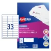 Avery Laser Label L7157 33UP Pack of 100 Box of 5
