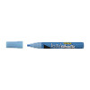 Liquid Chalk Marker Texta Wet Wipe 4.5mm Bullet Card of 1 Blue