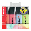 Stabilo Boss Pastel Chisel Assorted Pack of 4