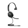 Jabra Evolve2 40 SE Wired USB-C MS Mono Headset, 360° Busy Light, Noise Isolationg Ear Cushions, 2Yr Warranty