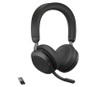 Jabra Evolve2 75 - USB-C Link380a UC Stereo Black, Advanced Noise Cancellation (ANC) Bluetooth Headset