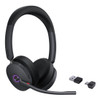 Yealink BH74 Teams USB-C/A Bluetooth Headset, Active Noise Cancellatio, Acoustic Shield, Wireless range 50 m, talk time of up to 32 hours,